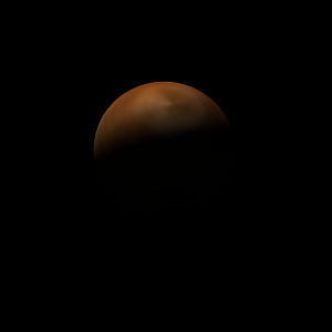 The artist's impression of 1RXS J125608.8-692652 (AB)b artist's rendition