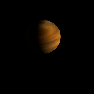 The artist's impression of 2M1510 C artist's rendition