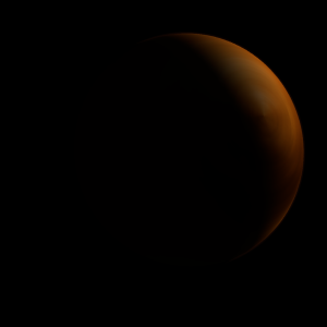 The artist's impression of 2M 1101-7732 A artist's rendition
