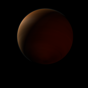 The artist's impression of 2MASS J0103-5515 (AB)b artist's rendition