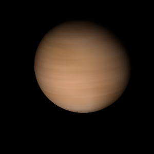 The artist's impression of 2MASS J0139+8110 b artist's rendition