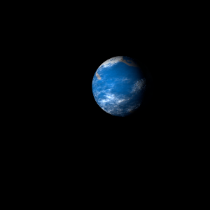 The artist's impression of 2MASS J0337-1758 b artist's rendition