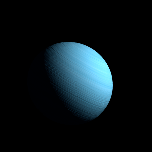 The artist's impression of 2MASS J0437+2651 b artist's rendition