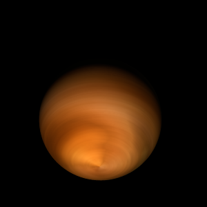 The artist's impression of 2MASS J0453-1751 artist's rendition