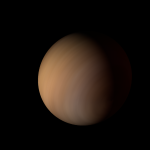 The artist's impression of 2MASS J0518-2756 artist's rendition