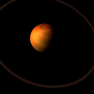 The artist's impression of 2MASS J0729-3954 artist's rendition