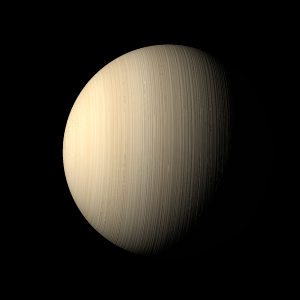 The artist's impression of 2MASS J0829+2655 artist's rendition