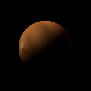The artist's impression of 2MASS J1516+3053 b artist's rendition