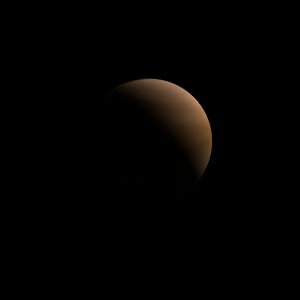 The artist's impression of 2MASS J2057+1406 b artist's rendition