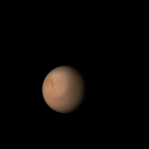 The artist's impression of BD-14 3065 Ab artist's rendition