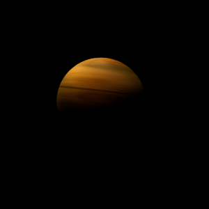 The artist's impression of Cha J1107-7626 artist's rendition