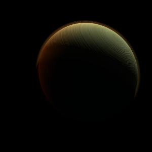 The artist's impression of Cha J1110-7721 artist's rendition