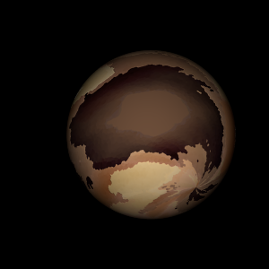 The artist's impression of GJ 2126 b artist's rendition