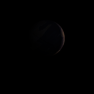 The artist's impression of GJ 7 b artist's rendition