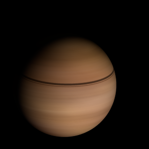 The artist's impression of GJ 802 (AB)b artist's rendition