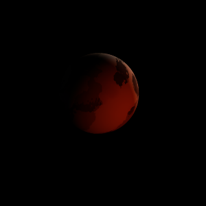 The artist's impression of GJ 912 b artist's rendition