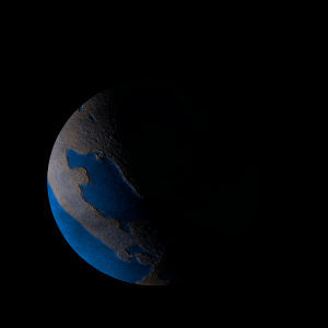 The artist's impression of HD 110067 f artist's rendition