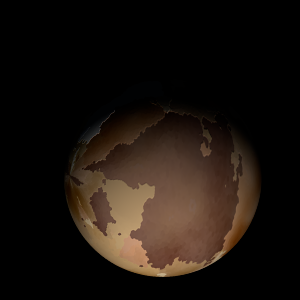 The artist's impression of HD 110833 b artist's rendition