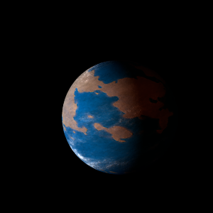 The artist's impression of HD 126614 Ab artist's rendition
