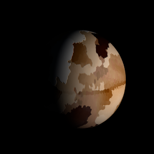 The artist's impression of HD 14651 Ab artist's rendition