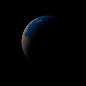 The artist's impression of HD 153557 Ab artist's rendition