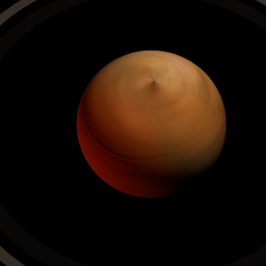 The artist's impression of HD 188769 (AB)b artist's rendition