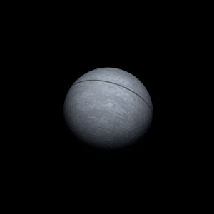The artist's impression of HD 202772 Ab artist's rendition