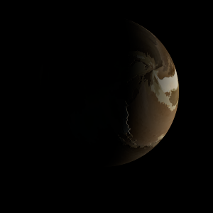 The artist's impression of HD 220842 Ab artist's rendition