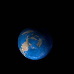 The artist's impression of HD 28192 Ab artist's rendition