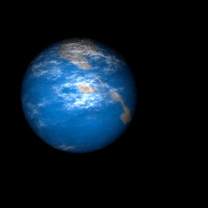 The artist's impression of HD 60779 c artist's rendition