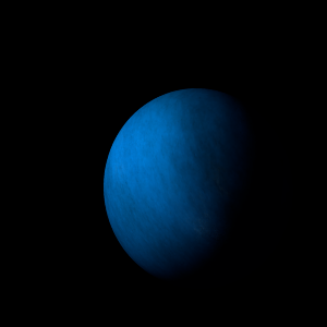 The artist's impression of HD 72780 b artist's rendition