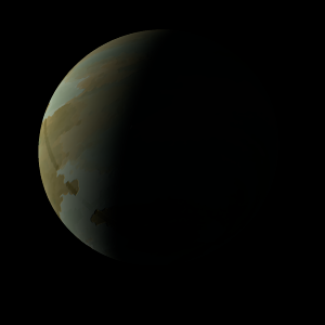 The artist's impression of HD 93963 Ab artist's rendition