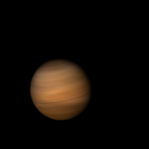 The artist's impression of HETE J1900.1-2455 b artist's rendition