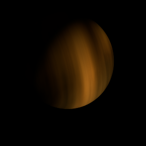The artist's impression of HIP 54597 c artist's rendition