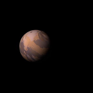 The artist's impression of HIP 86221 Ab artist's rendition