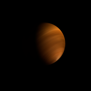 The artist's impression of JW 121 b artist's rendition
