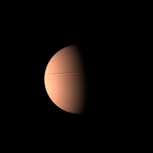 The artist's impression of JW 734 b artist's rendition