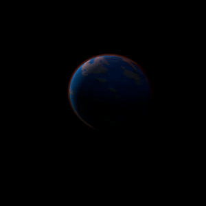 The artist's impression of K2-115 b artist's rendition