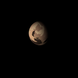 The artist's impression of K2-133 e artist's rendition
