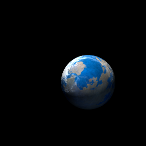 The artist's impression of K2-218 Ab artist's rendition