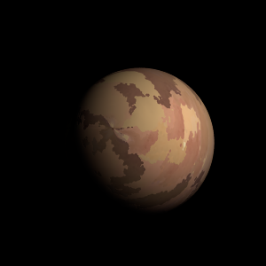The artist's impression of K2-335 b artist's rendition