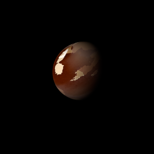 The artist's impression of K2-346 b artist's rendition