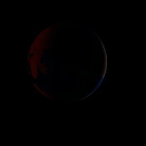 The artist's impression of K2-348 b artist's rendition
