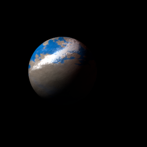 The artist's impression of K2-357 b artist's rendition