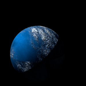The artist's impression of K2-382 b artist's rendition