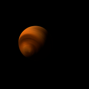The artist's impression of K2-395 c artist's rendition
