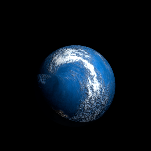 The artist's impression of K2-401 b artist's rendition