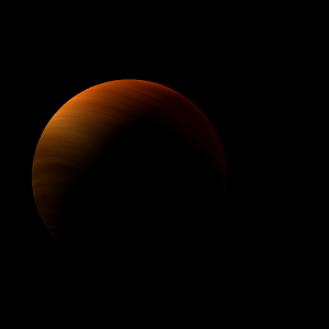 The artist's impression of K2-44 b artist's rendition