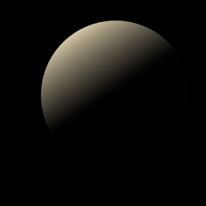 The artist's impression of KELT-16 Ab artist's rendition