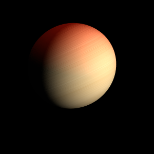 The artist's impression of KELT-20 Ab artist's rendition